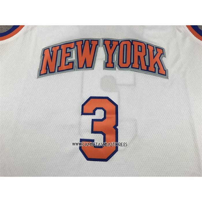 Josh Hart NO 3 Camiseta New York Knicks Association Blanco